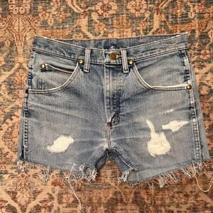 Vintage wrangler denim cutoff shorts